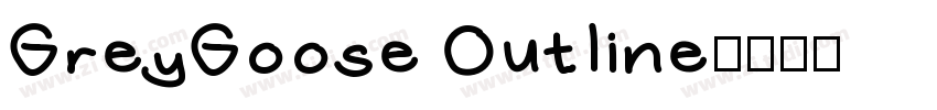 GreyGoose Outline字体转换